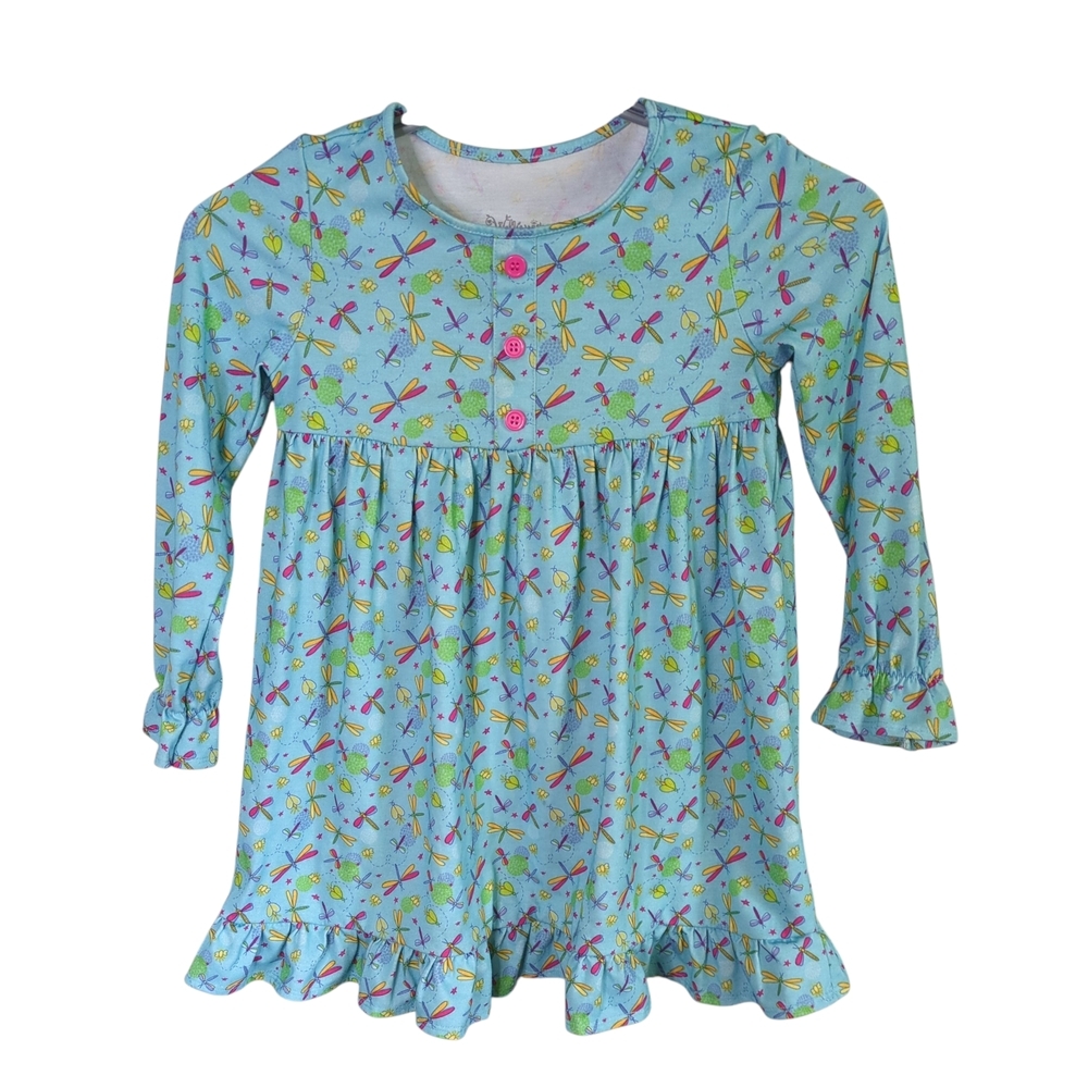 American Girl Wellie Wishers Fantastic Firefly PJs Nightgown Size 6